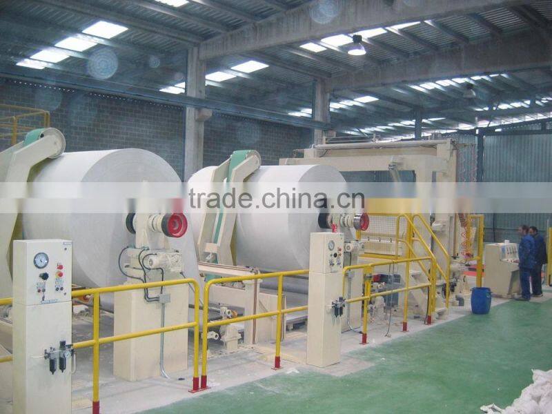 Fourdrinier ten cylinder paper making machine
