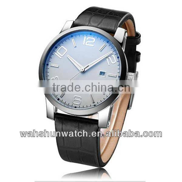 brand stainless steel wrist mens watch with Japan movement