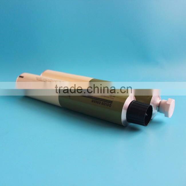 120ml aluminum color cream tube with plastic cap