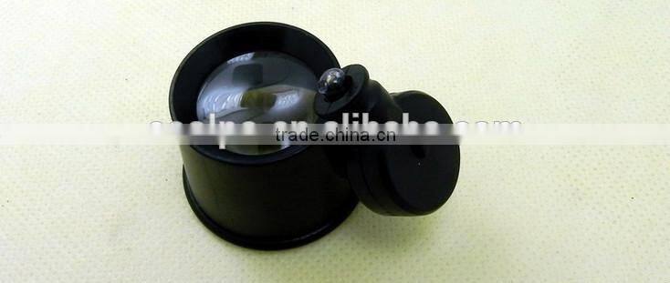 10X Dome Magnifier/dome magnifying glass/mini magnifier with led light
