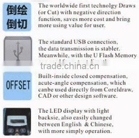 advanced PVC cutter plotter/1350 infrared cutting plotter