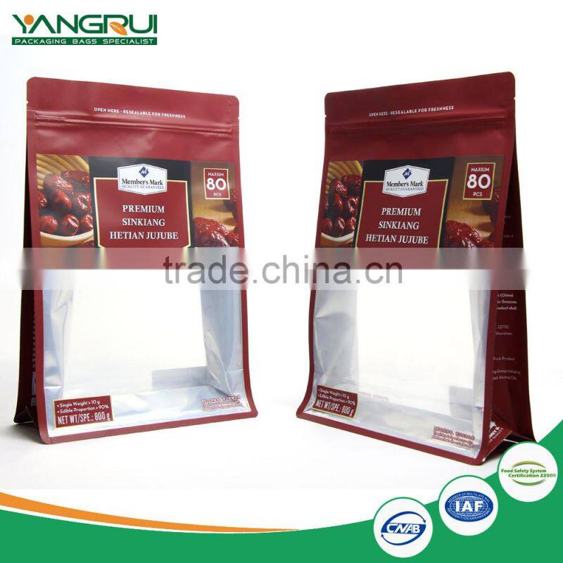 stand up pouch with zipper pet food packaging bag