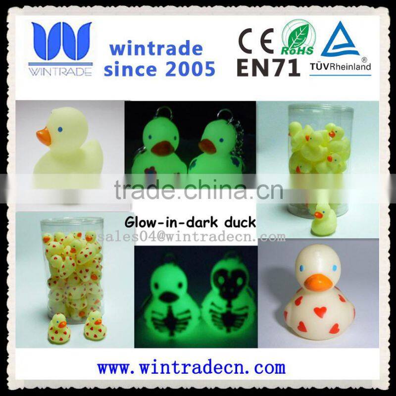 carnival gift duck glow in dark skull duck glowing halloween duck