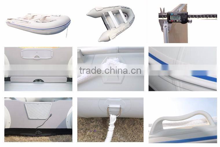 Gather Classic design cheap alumium floor inflatable boat hot sale