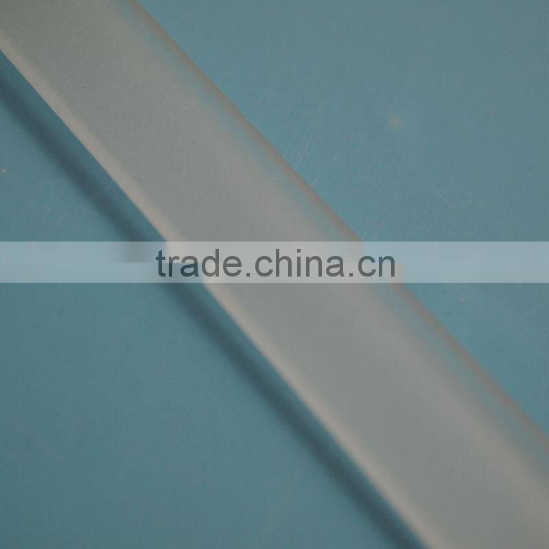 BLC-003 14cm Soft rubber handle with pvc bag clear glass nail file