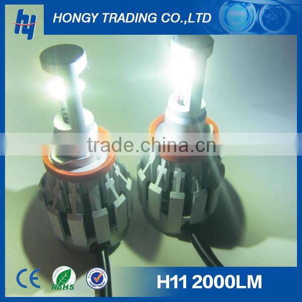 h8 new car led headlight kit 2000lm