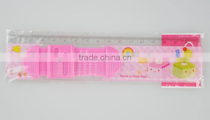 sliding ruler, plastic ruler triangle protractor set
