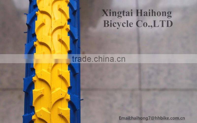 High quality colored MTB bicycle tyre/bycicle tires 26*2.125