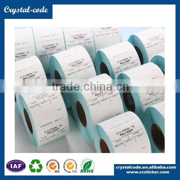Direct thermal label 4 x 6 barcode shipping labels self adhesive label