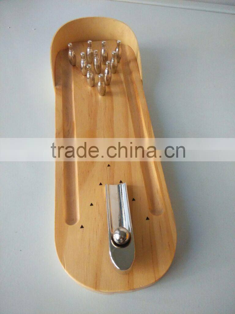 Wood Bowling game, Wood table game