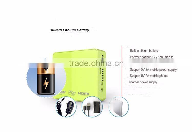 DLP Style Pocket Projector with Built-in Battery UC50