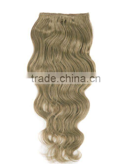 2015 human hair extension/clip in human hair