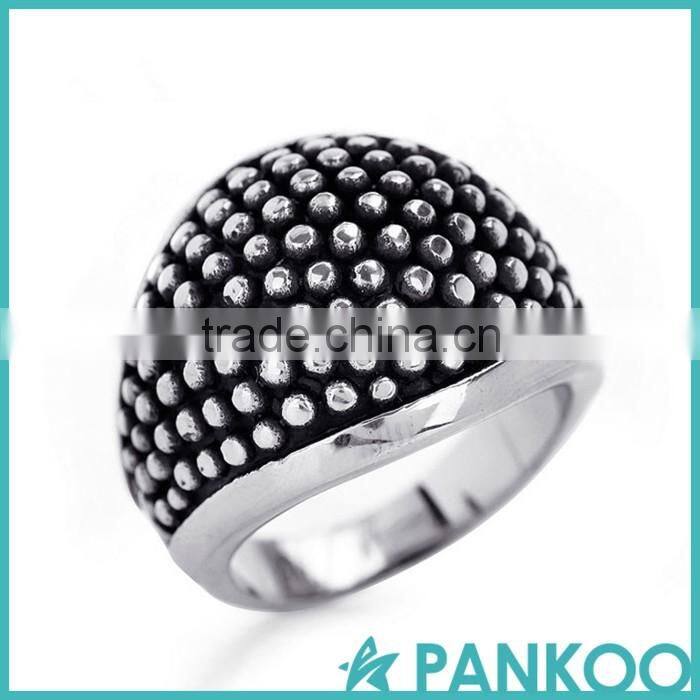 Singular Innovative models series of Non-mainstream fashion retro punk silver ,titanium and alloy unisex ring