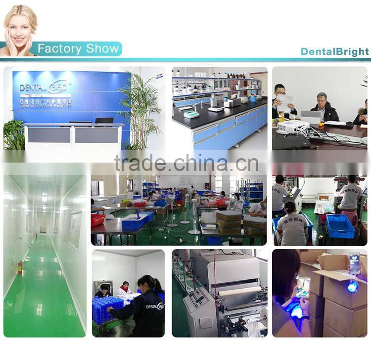 FDA Approved 3ml Hydrogen Peroxide Tooth Whitening Gel for Trays