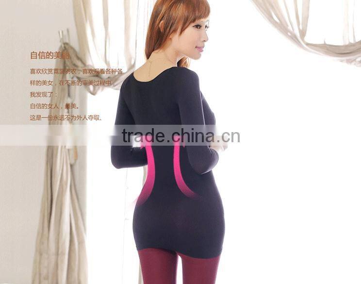 Women body shaper long sleeve t shirt,female slimming product sexy for women NY035
