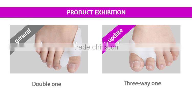 More breathable big toe orthotic separator ,silicone gel bunion guard