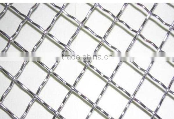 High tensile and high sieve net rate Woven crimped galvanize iron wire mesh for sale