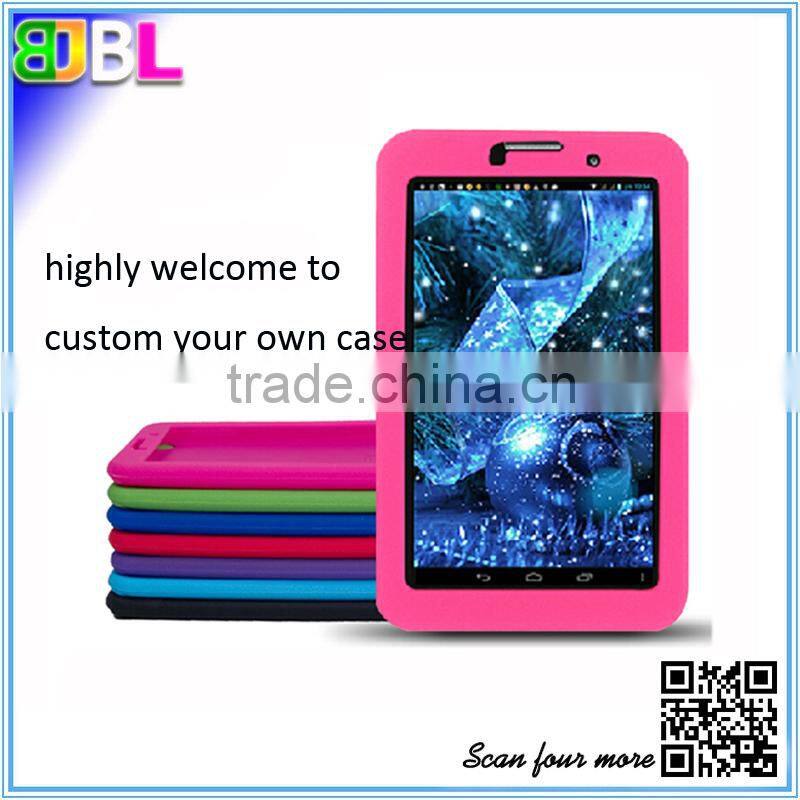 7" tablet case for Lenovo A3000, silicone case cover for Lenovo A3500