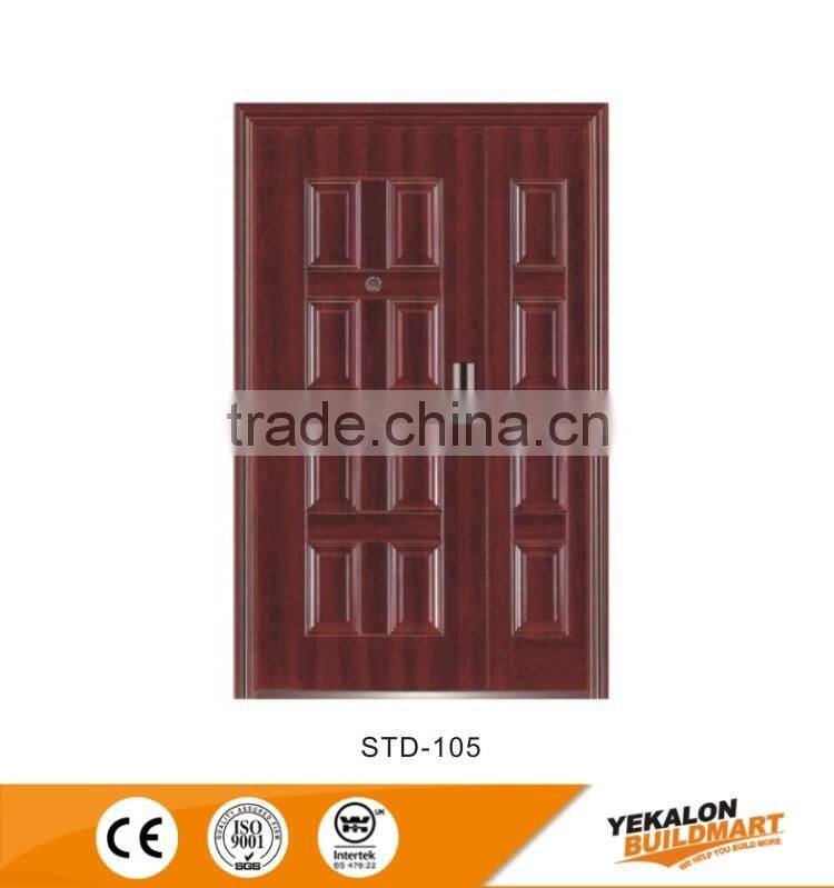 Yekalon STD-105 Mother and son door Modern steel security door
