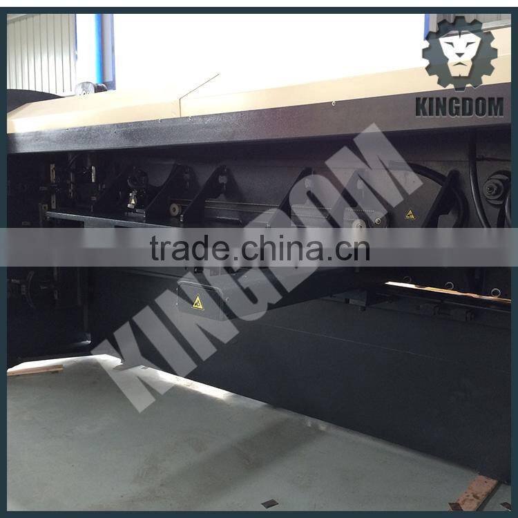 Kingdom QC12Y swing cnc hydraulic shearing machine