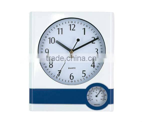 YZ-8943 YINGZI NEW CLOCKS Weather Station Wall Clock With Temperature