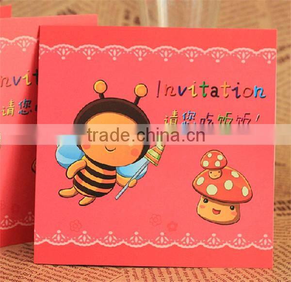 Custom paper gift crafts card mood stories paper record holiday card