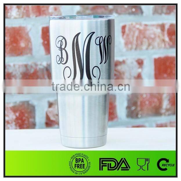2016 hot sale vacuum 30oz double wall stainless steel tumbler mug