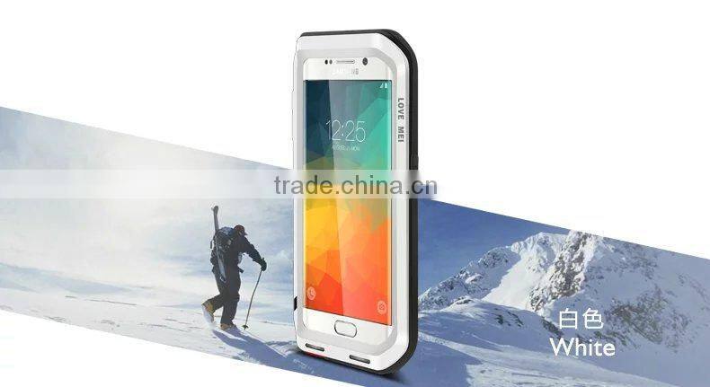 Hotsale For Galaxy S6 Edge Metal Case Luxury Aluminum Love Mei Case For Samsung Galaxy S6 Edge G9250 Phone Cover