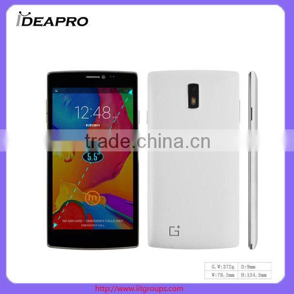 2014 new products 5.5inch MTK6572 dual core Mijue G6 smart phone