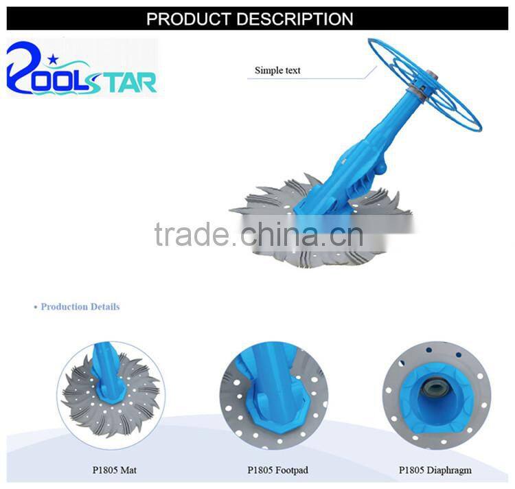 In-ground and Above ground Pool Vacuum Cleaner Cleaner P1805 hot dry and wet cheap robot vacuum cleaner