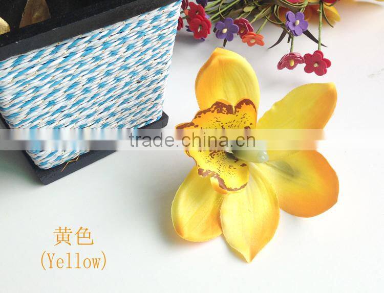 Artificial Cymbidium Hair Flower Orchid Flowers Hair Clip