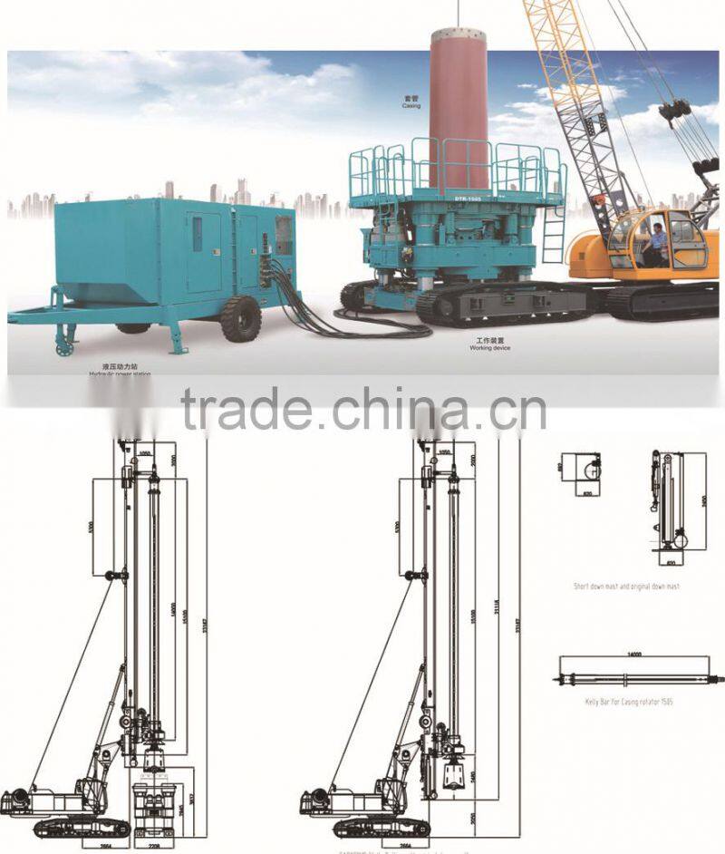 casing oscillator foundation building equipment
