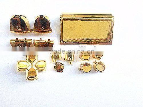 for PS4 Chrome controller Full button Parts Set (Thumbsticks, Buttons, D-pad, Triggers, Touchpad) for ps4 Controller