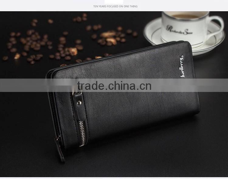 Credit Card Use and leather Material Rfid Blocking Wallets For Men with baellerry brand
