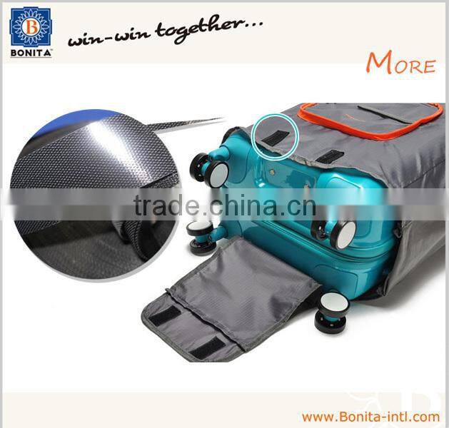 Polyester Luggage trolley case Cover custom luggage cover with zip