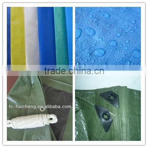 Polyethylene Woven Tarpaulin Fabrics / PE Canvas Tarps for Covers