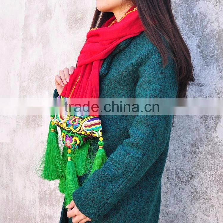 china alibaba embroidery silke shawls ladiese scarves chiffon hijob fashion with tassel
