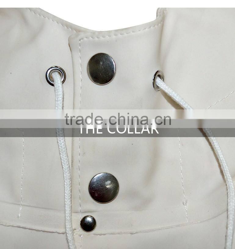 cheap white adult pvc raincoat men working