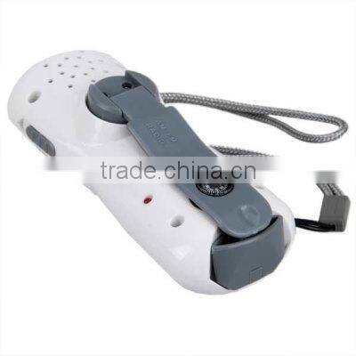 led hand press flashlight and crank flashlight