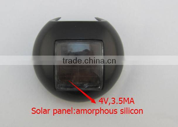 2015 new bright led solar power door light in the outdoor with cheap price