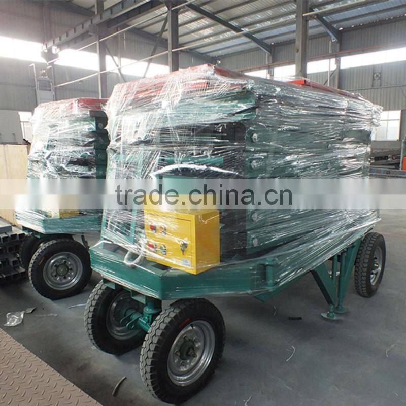 Cost price super quality mobile scissor mechanical lifter