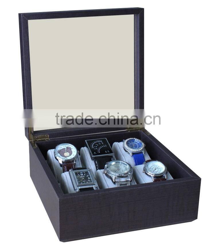 Square wholesale cheap watch box with good quality