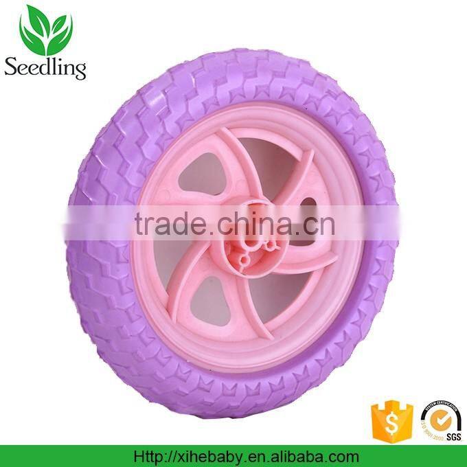 Wheels for supermarket trolley, eva foamed shopping trolley wheel 6 inch