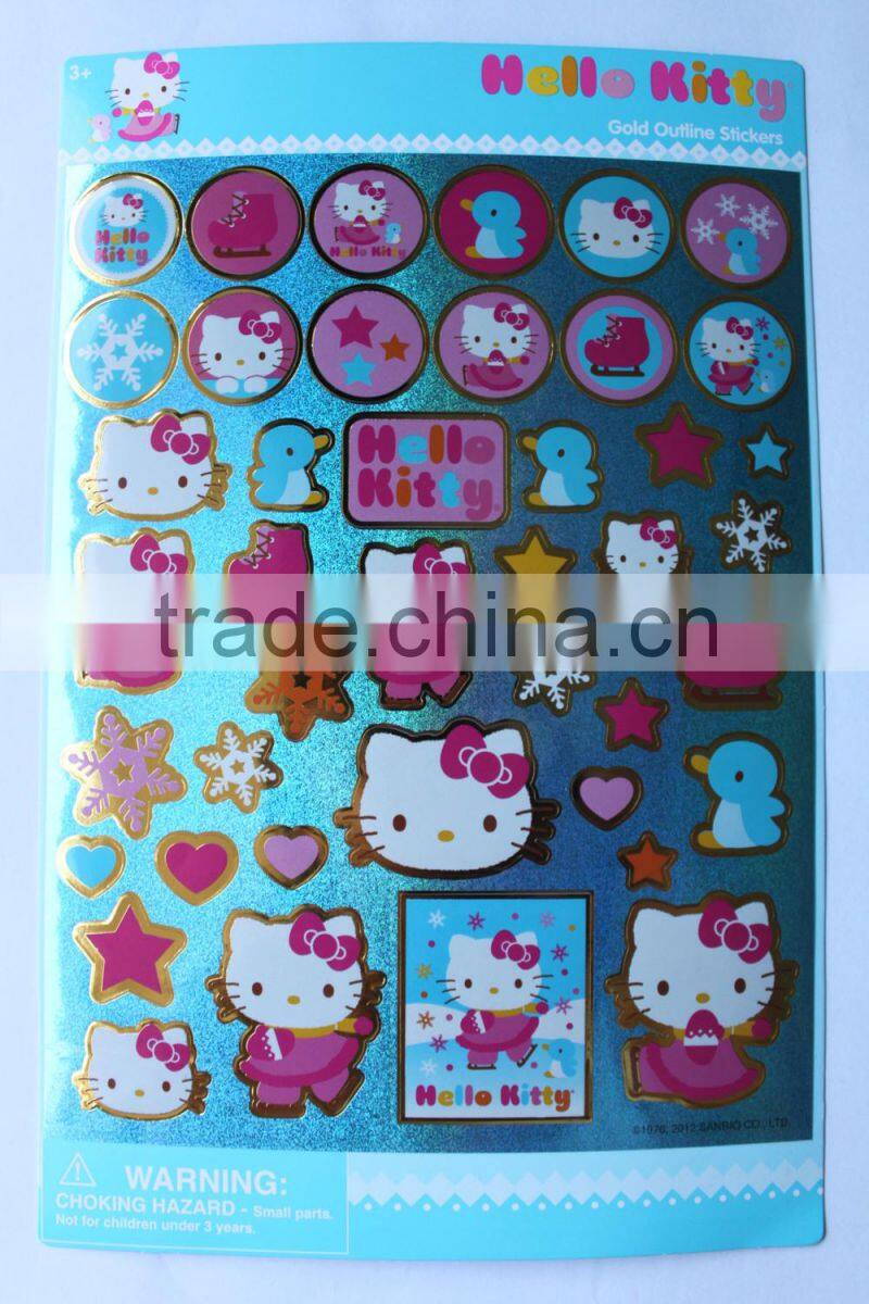 Non-toxic and Removable wall sticker and Kids cartoon sticker