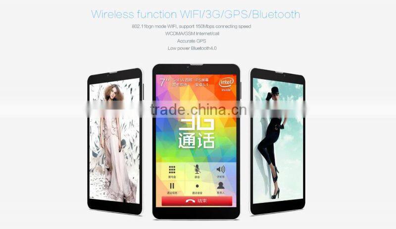 Teclast X70 R 3G WCDMA Android 5.1 7 inch IPS Retina Screen Intel SoFIA Atom X3-C3230 64bit Quad Core 1GB RAM 8GB ROM Cameras