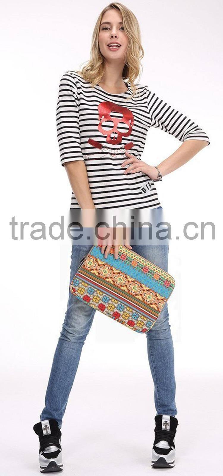 Top popular canvas laptop good protection innovational sublimation laptop sleeve for 8"-15"