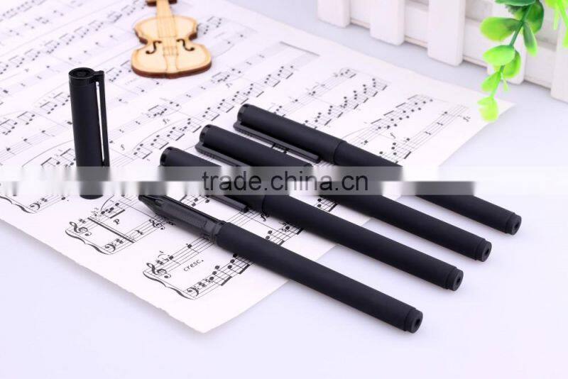High quality free samples Smooth Writing balck Gel Pen