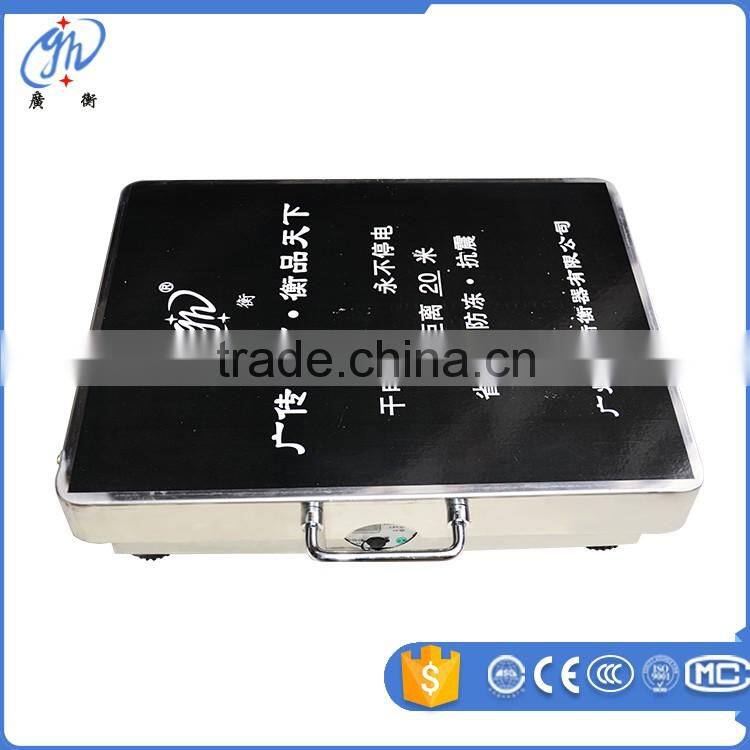 high quality electronic wirelss weighing scale full stainless steel platform scale