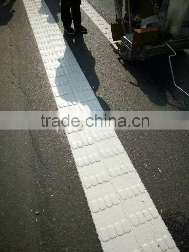 White thermoplastic Road solid glass beads paint