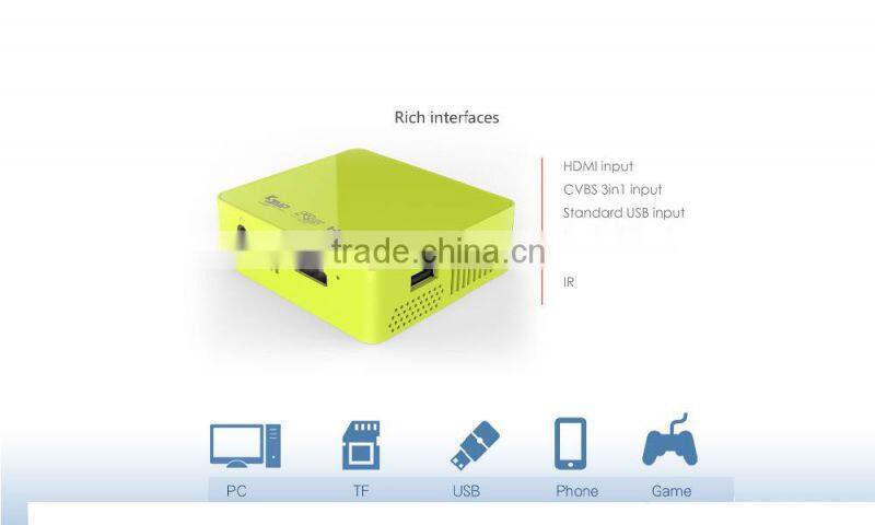 2016 Newest High quality Pico Travel Cinema DLP Projector UC50